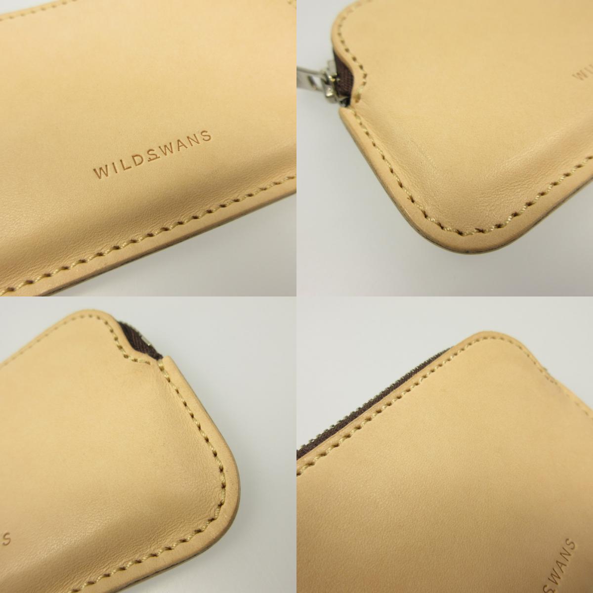 【中古】WILDSWANS | ワイルドスワンズ MINAS コインケース MINAS/SD/NT ベージュ