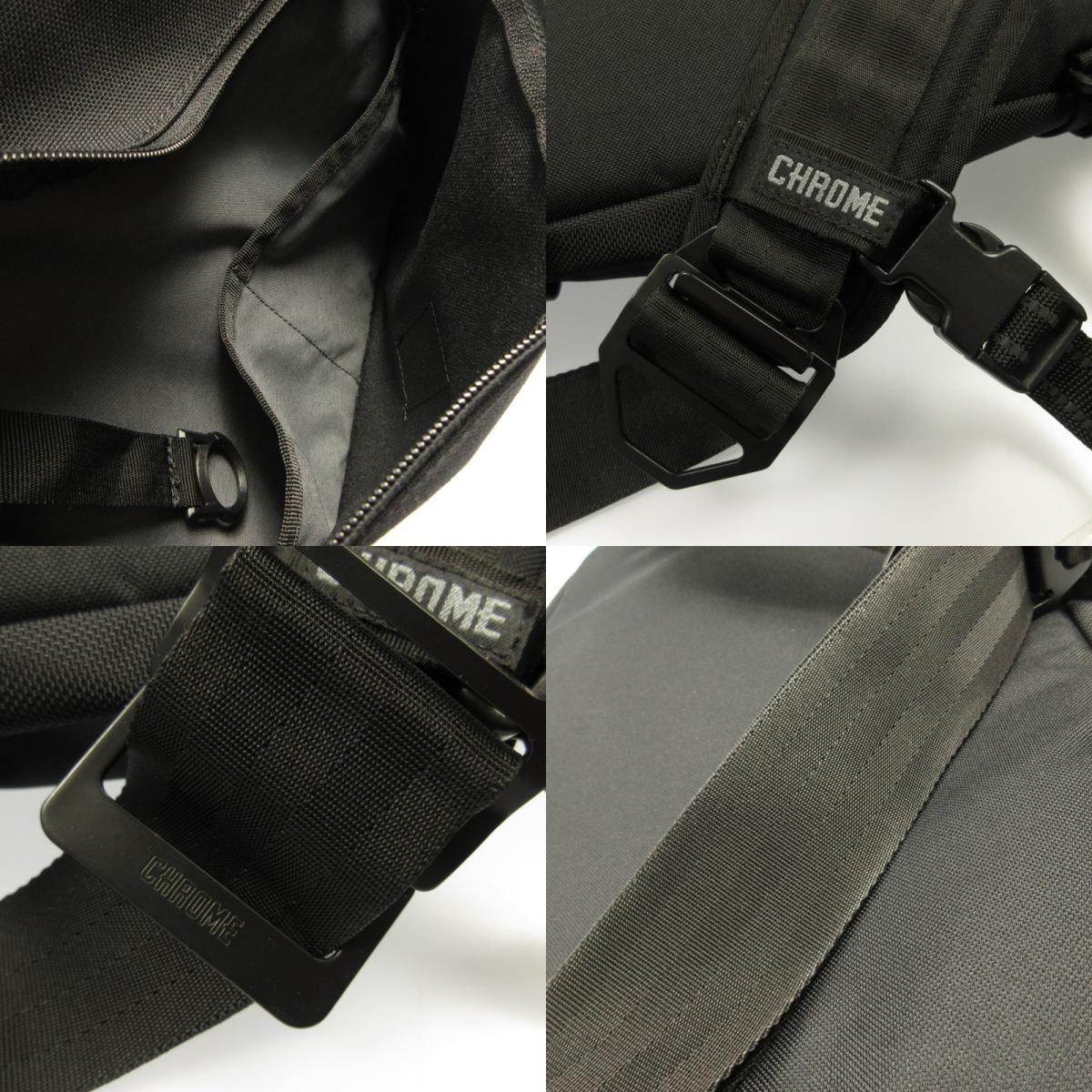 【中古】CHROME | クロム KADET MAX SLIDE BLACK ショルダーバッグ BG362BK ブラック
