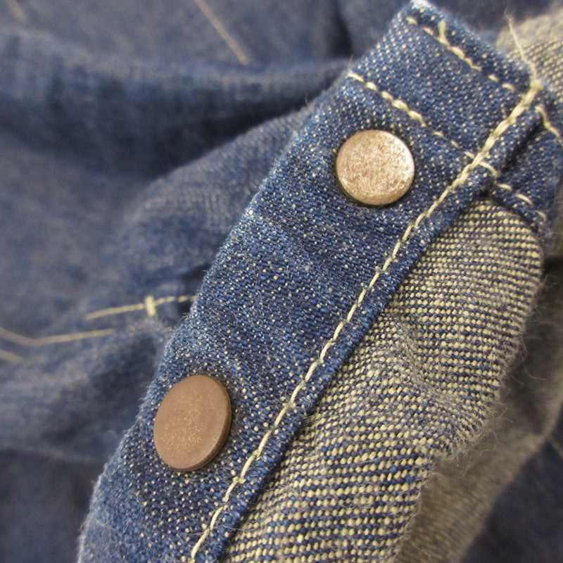 【中古】COLIMBO | コリンボ NAVAL WORK JKT. N-3 TYPE カバーオール ZZ-0163 ネイビー サイズ:M