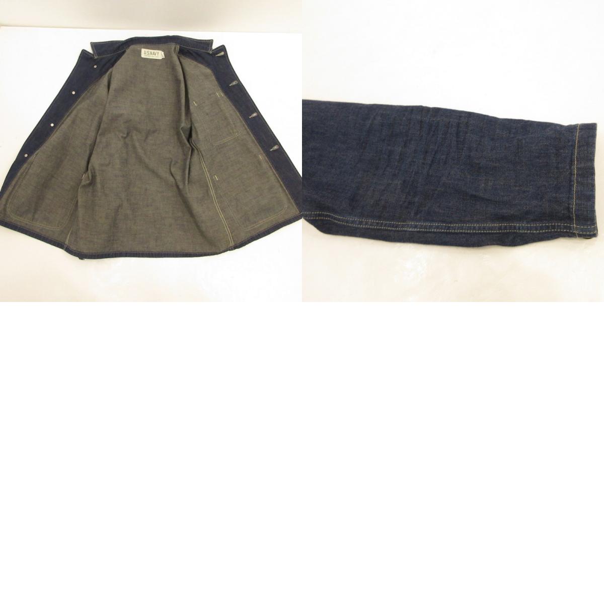 【中古】COLIMBO | コリンボ NAVAL WORK JKT. N-3 TYPE カバーオール ZZ-0163 ネイビー サイズ:M