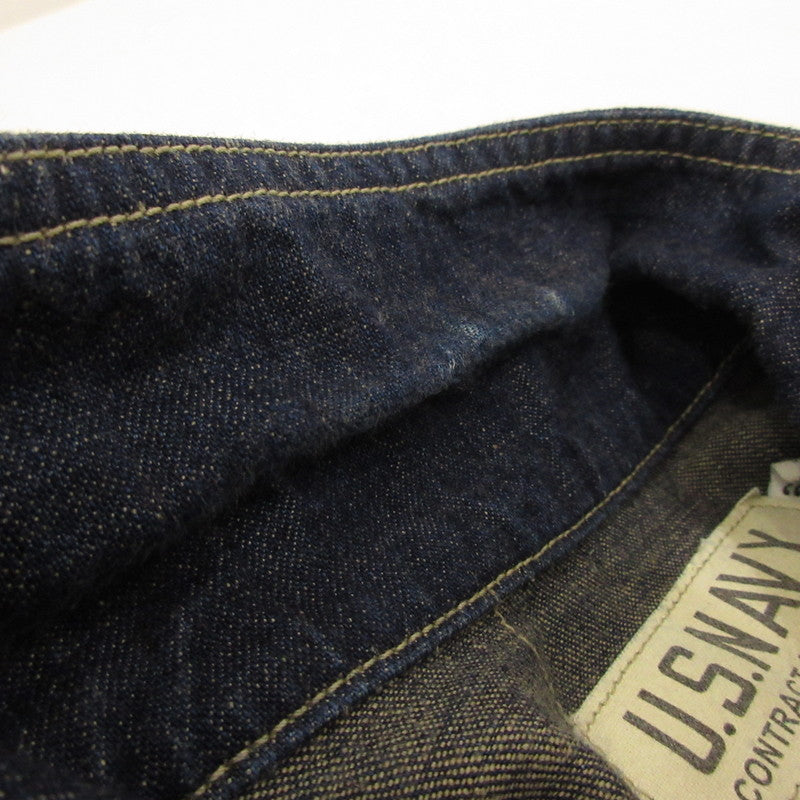 【中古】COLIMBO | コリンボ NAVAL WORK JKT. N-3 TYPE カバーオール ZZ-0163 ネイビー サイズ:M
