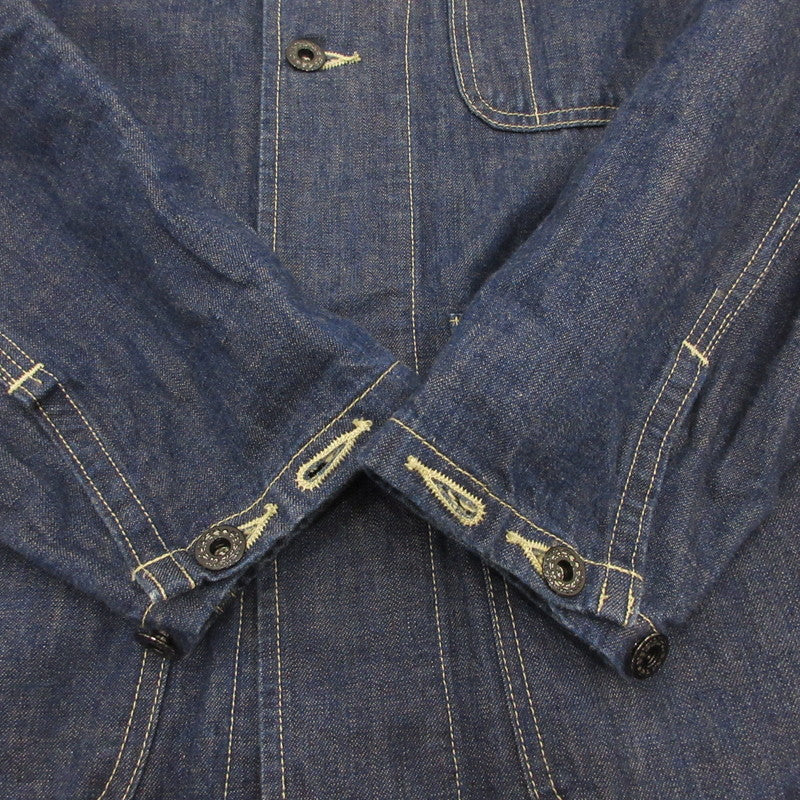 【中古】COLIMBO | コリンボ NAVAL WORK JKT. N-3 TYPE カバーオール ZZ-0163 ネイビー サイズ:M