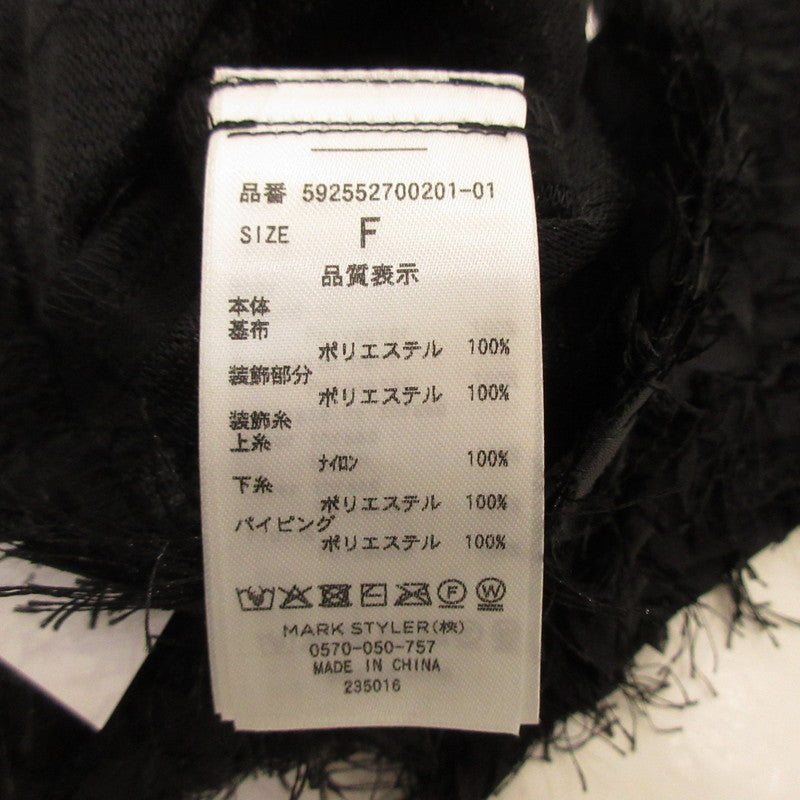 【中古】 フラッフィーハートトップス その他トップス 592552700201-01 サイズ:F ブラック