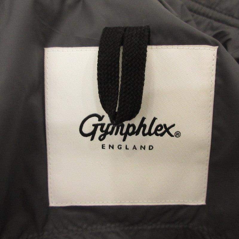 【中古】GYMPHLEX | ジムフレックス LIGHT SHADOW RIPSTOP ナイロンジャケット GY-A0560 ブラック サイズ:M