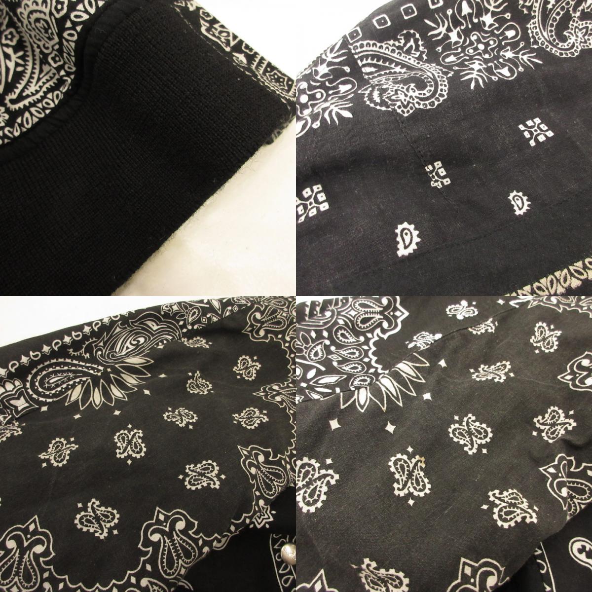 【中古】OLDPARK | オールドパーク BANDANA FLIGHT JACKET ブルゾン サイズ:L