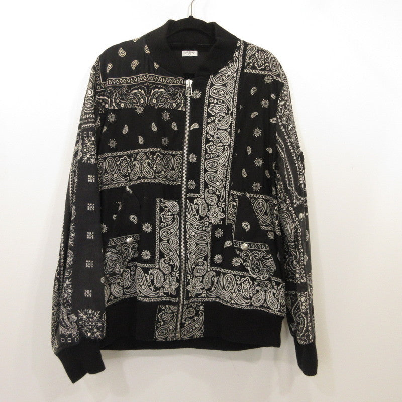 【中古】OLDPARK | オールドパーク BANDANA FLIGHT JACKET ブルゾン サイズ:L
