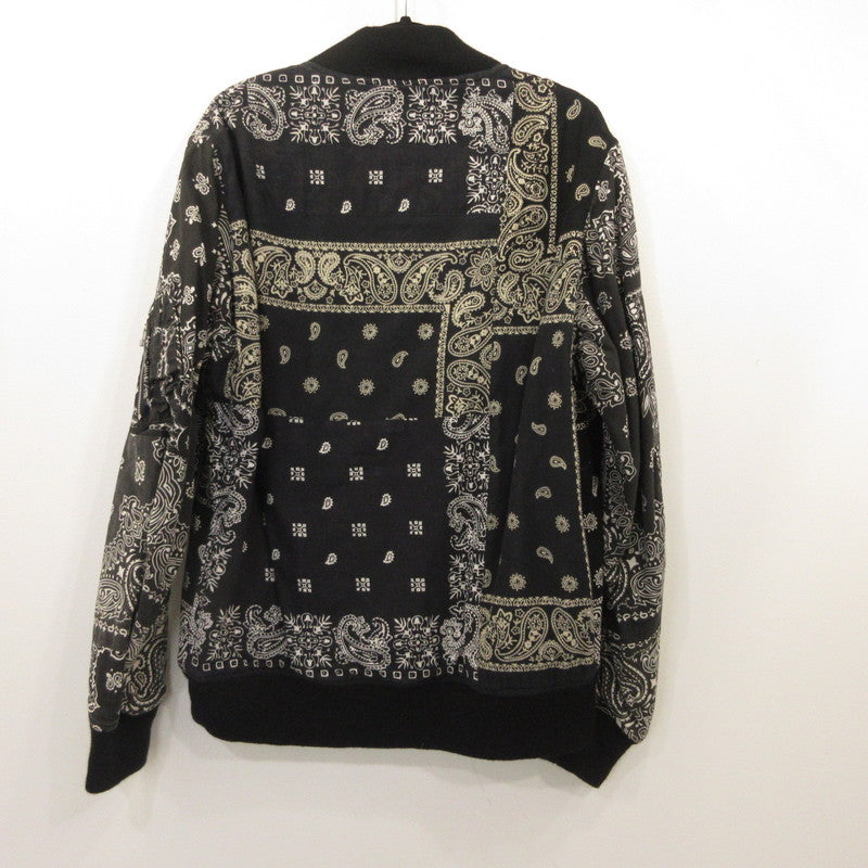 【中古】OLDPARK | オールドパーク BANDANA FLIGHT JACKET ブルゾン サイズ:L