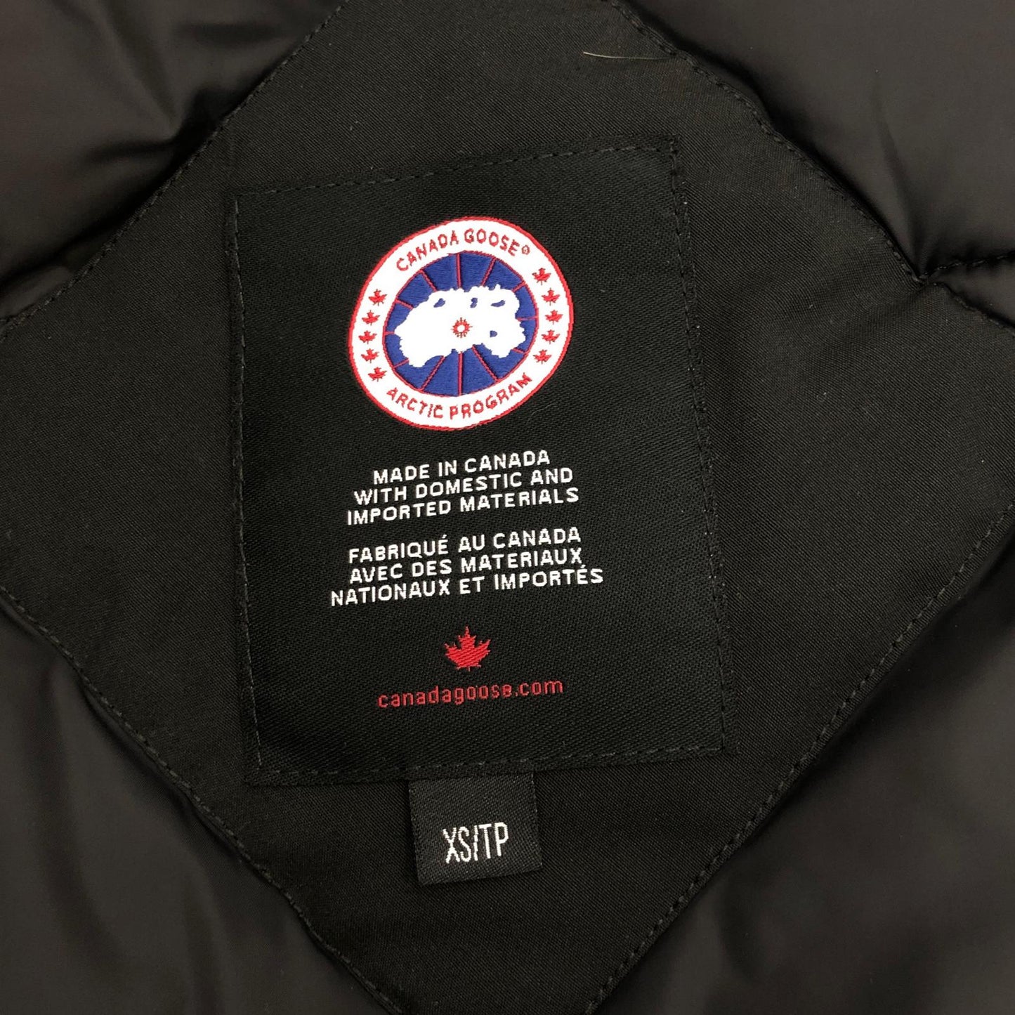 【中古】CANADA GOOSE | カナダグース JASPER PARKER ダウンジャケット 3438JM サザビー正規品 ブラック サイズ:XS