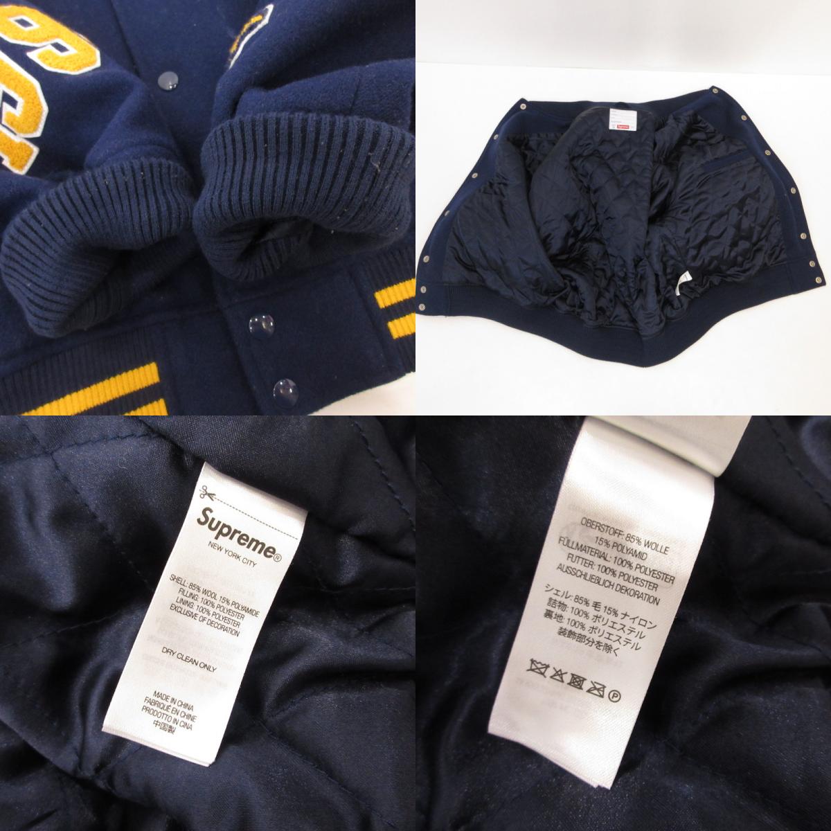 Supreme | シュプリーム VERITAS VARSITY JACKET スタジャン 2024F/W ネイビー サイズ:M【姫路東店】