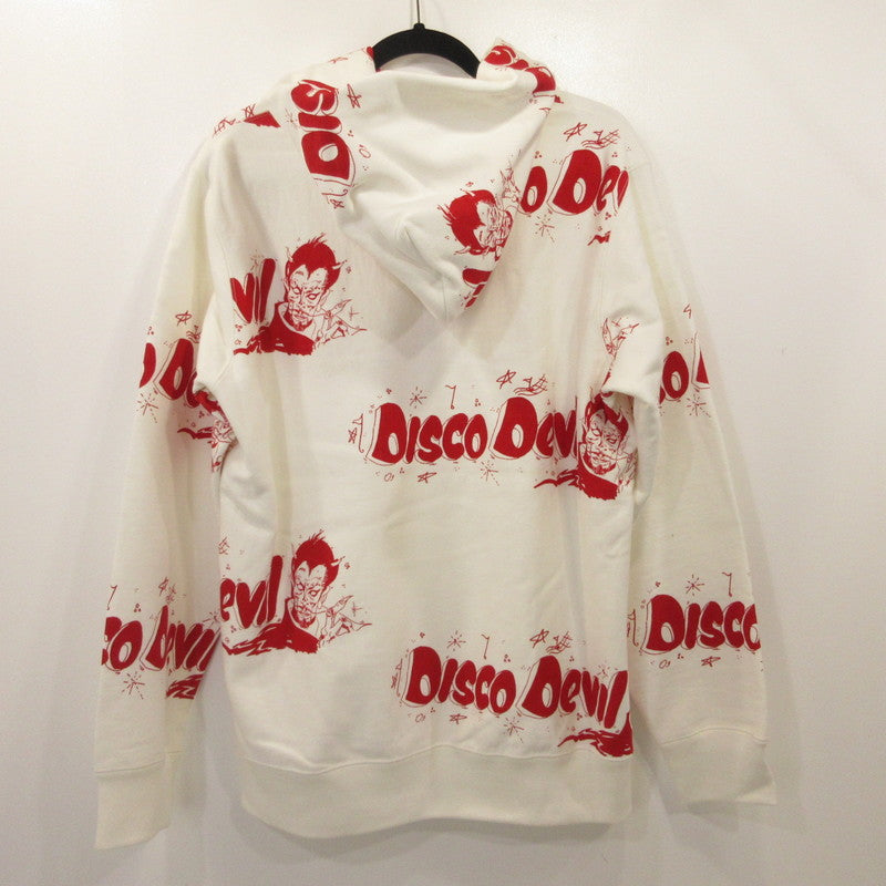 【中古】WACKO MARIA | ワコマリア DISCO DEVIL パーカー ホワイト サイズ:L