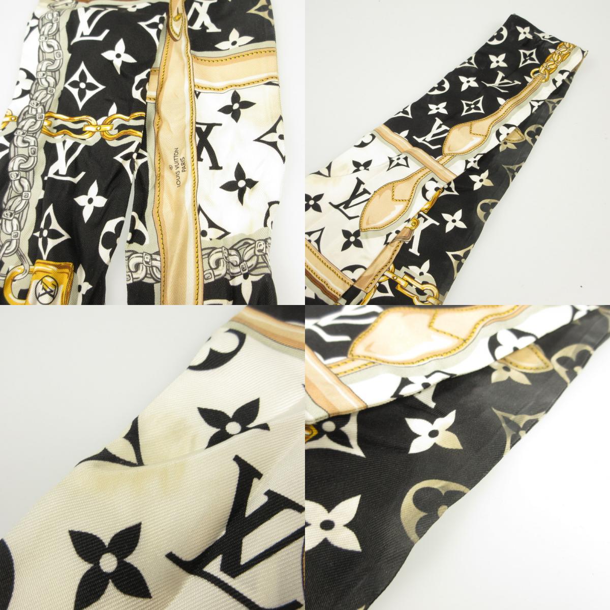 【中古】LOUIS VUITTON | ルイ・ヴィトン バンドーモノグラムコンフィデンシャル ハンカチ M78656