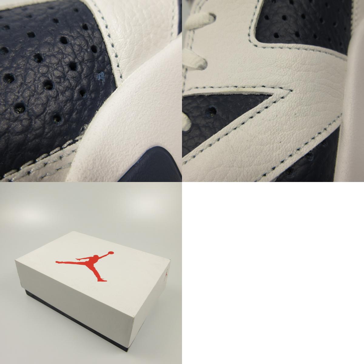 NIKE | Nike AIR JORDAN 6 RETRO WHITE AND MIDNIGHT NAVY Sneakers CT8529-164 Season:2024 S/S White 27cm