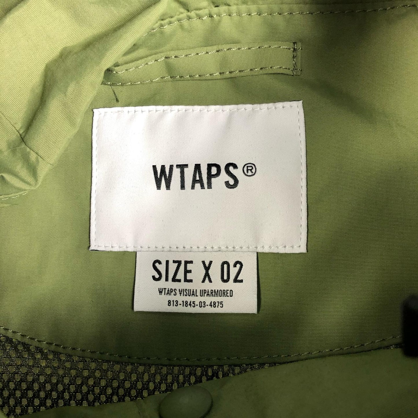 【中古】W)TAPS | ダブルタップス SBS / Jacket / Nylon. Taffeta. Brackets その他アウター 232WVDT-JKM03 2023A/W グリーン サイズ:2