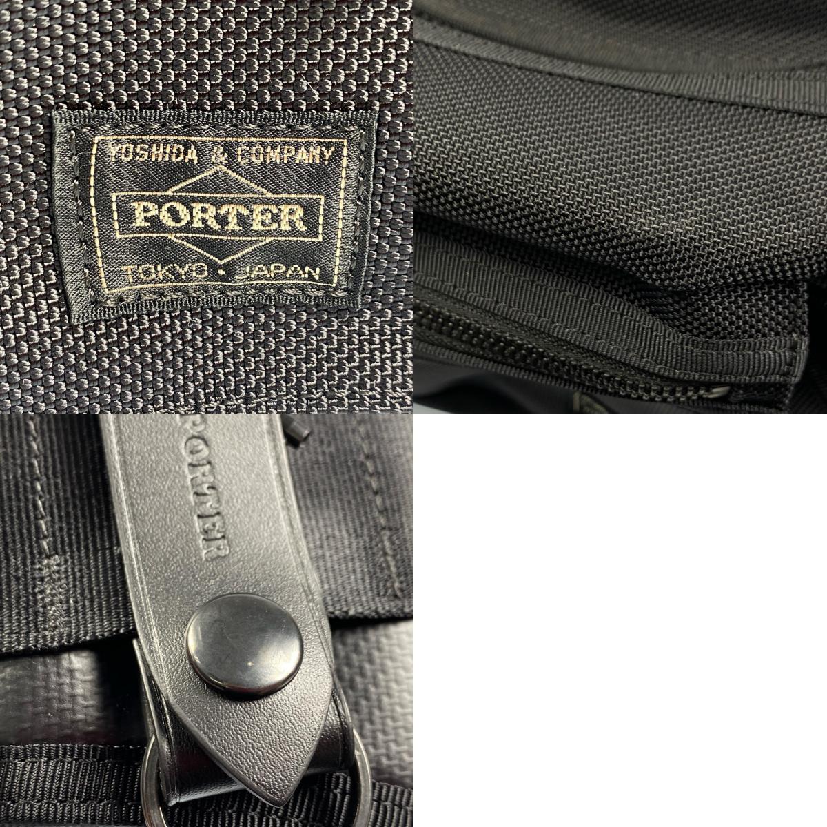 【中古】PORTER | ポーター HEAT ウエストバッグ 703-06978 ブラック