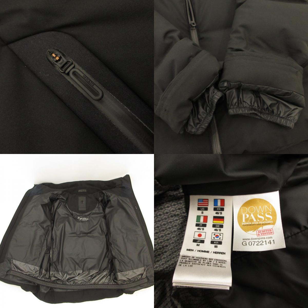 【中古】DESCENTE | デサント MIZUSAWA DOWN OVERSIZED JACKET 'MOUNTAINEER' ダウンジャケット DAMWGK32U ブラック サイズ:M