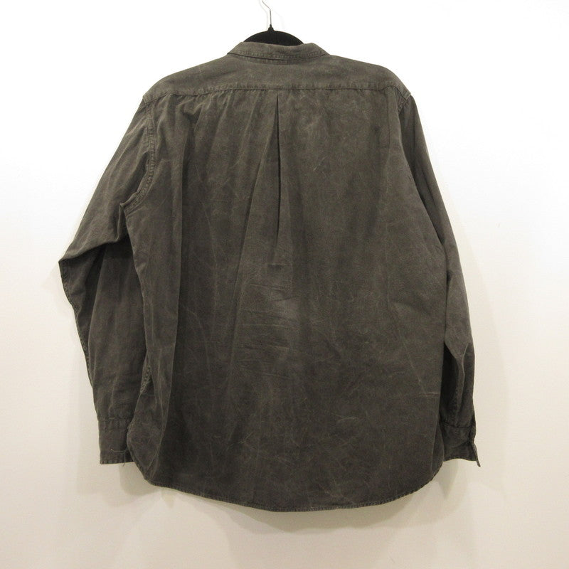 【中古】 Narrow Collar Shirt 長袖シャツ LOT.106 チャコールグレー