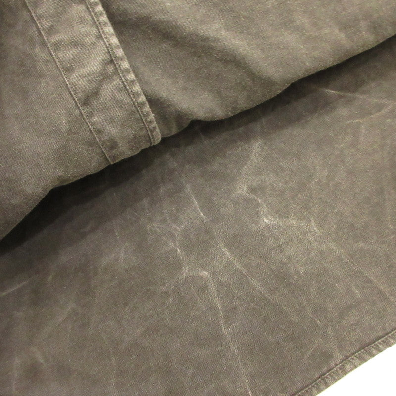 【中古】 Narrow Collar Shirt 長袖シャツ LOT.106 チャコールグレー