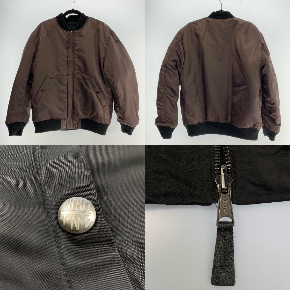 【中古】DIESEL | ディーゼル J-HELD ミリタリーコート A144080HCAS ブラック サイズ:46