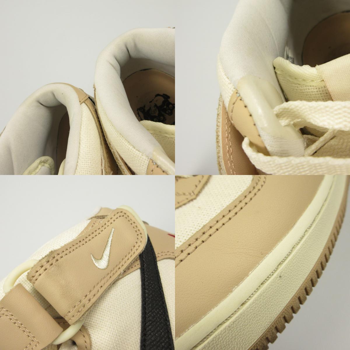 【中古】NIKE | ナイキ AIR FORCE 1 MID '07 LX TIMELINE/IZAKAYA スニーカー DX2938-200 年式:2022S/S ベージュ 26.5cm
