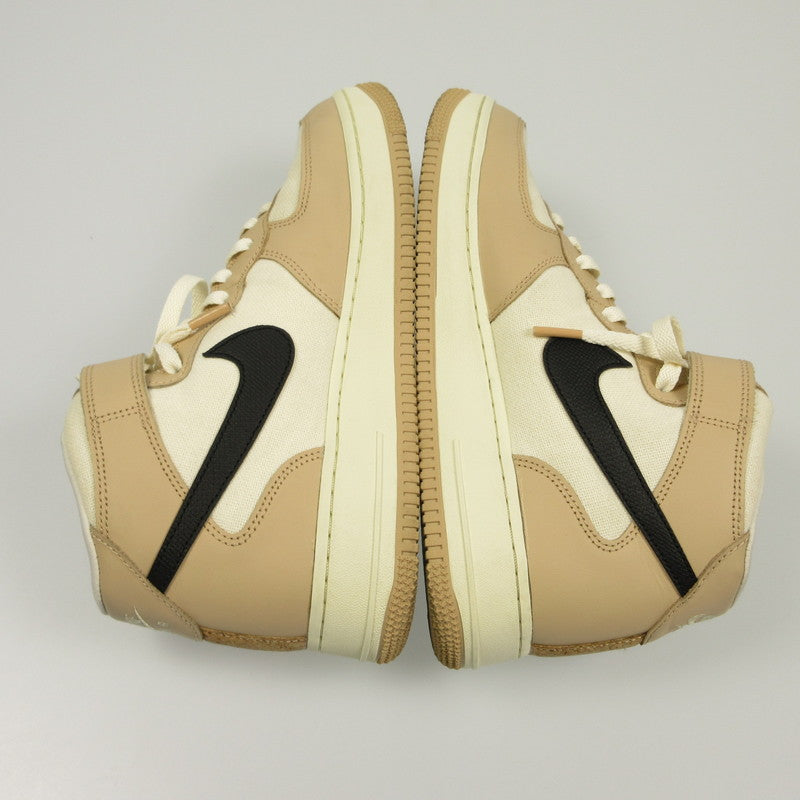 【中古】NIKE | ナイキ AIR FORCE 1 MID '07 LX TIMELINE/IZAKAYA スニーカー DX2938-200 年式:2022S/S ベージュ 26.5cm