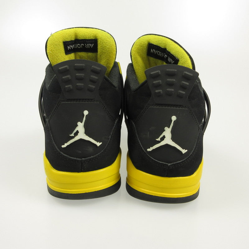【中古】NIKE | ナイキ AIR JORDAN 4 RETRO THUNDER スニーカー DH6927-017 年式:2023S/S ブラック 30cm