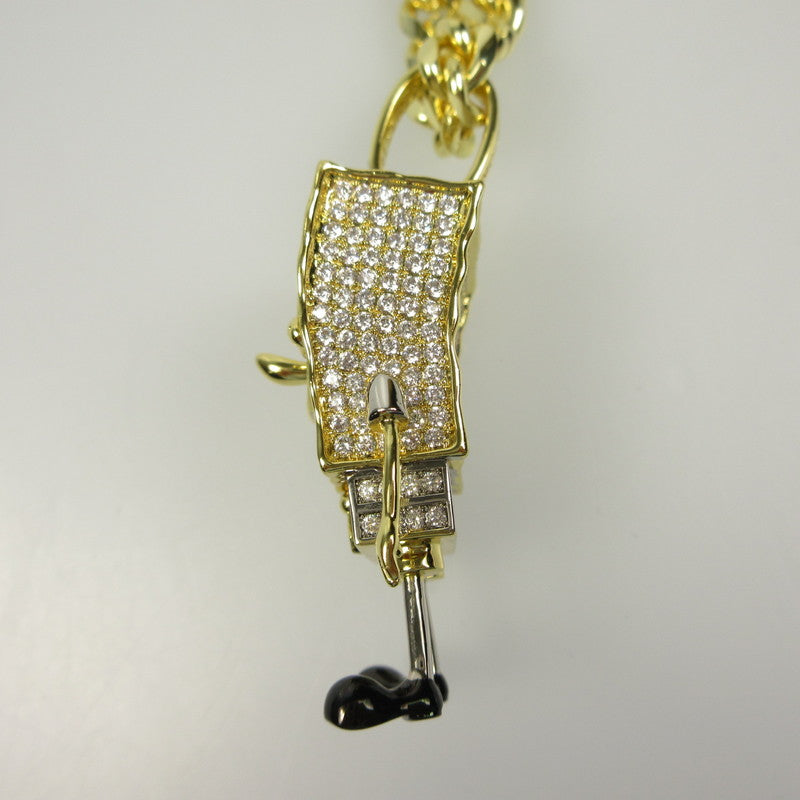 【中古】 SPONGEBOB SQUAREPANTS NECKLACE ネックレス ゴールド