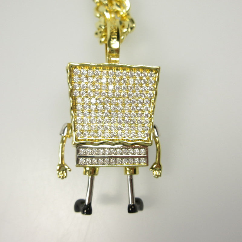【中古】 SPONGEBOB SQUAREPANTS NECKLACE ネックレス ゴールド
