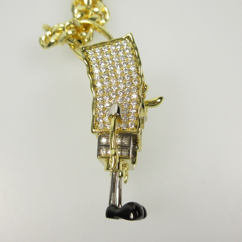 【中古】 SPONGEBOB SQUAREPANTS NECKLACE ネックレス ゴールド