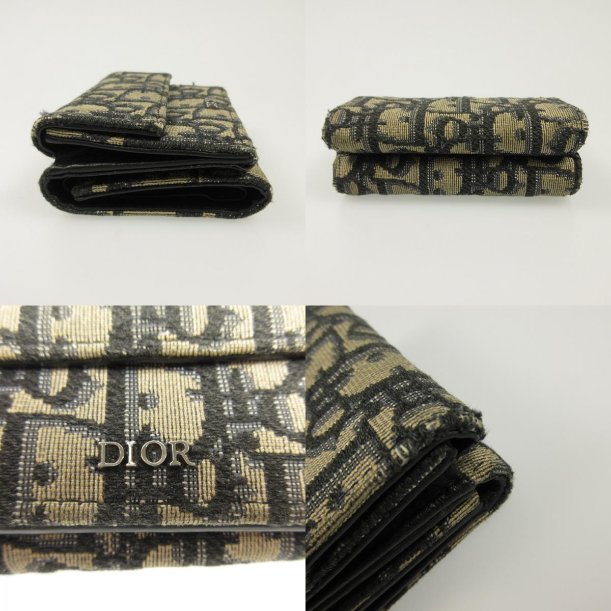 【中古】Dior | ディオール 3つ折りウォレット 長財布 2OBBC110YSE_H05E