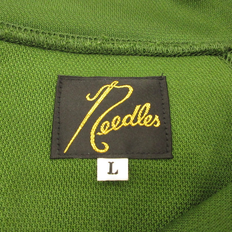 【中古】Needles | ニードルス Track Jacket-Poly Smooth ジャージ NS244 グリーン サイズ:L