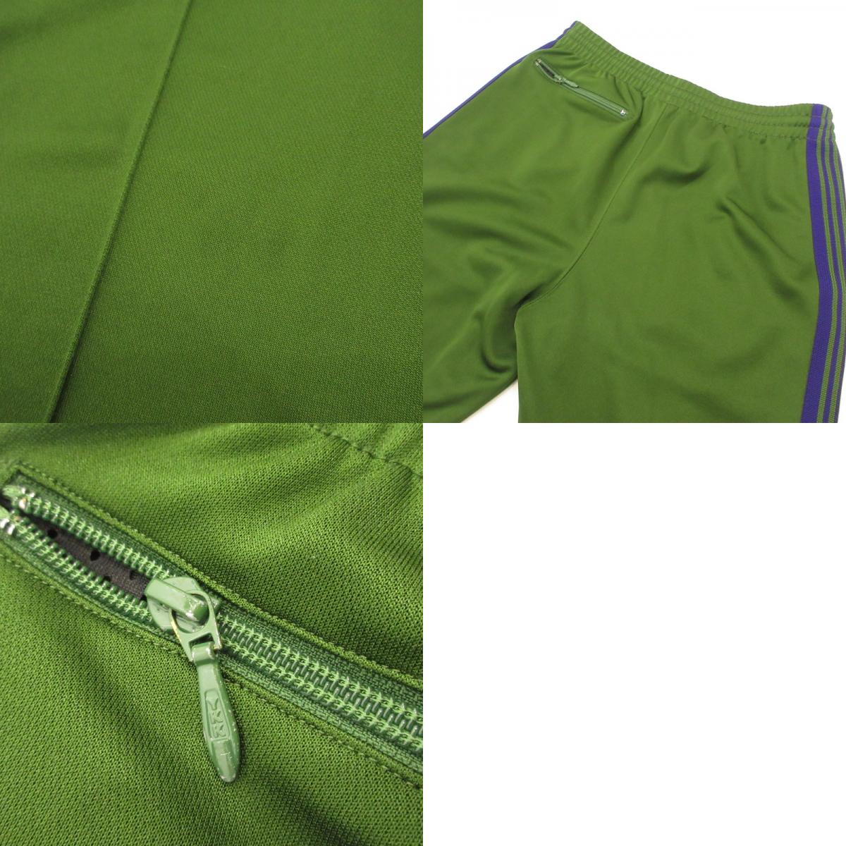 【中古】Needles | ニードルス Track Pant - Poly Smooth パンツ NS246 グリーン サイズ:S