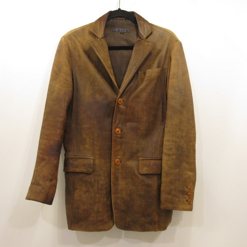 【中古】 レザー ブラウン サイズ:M