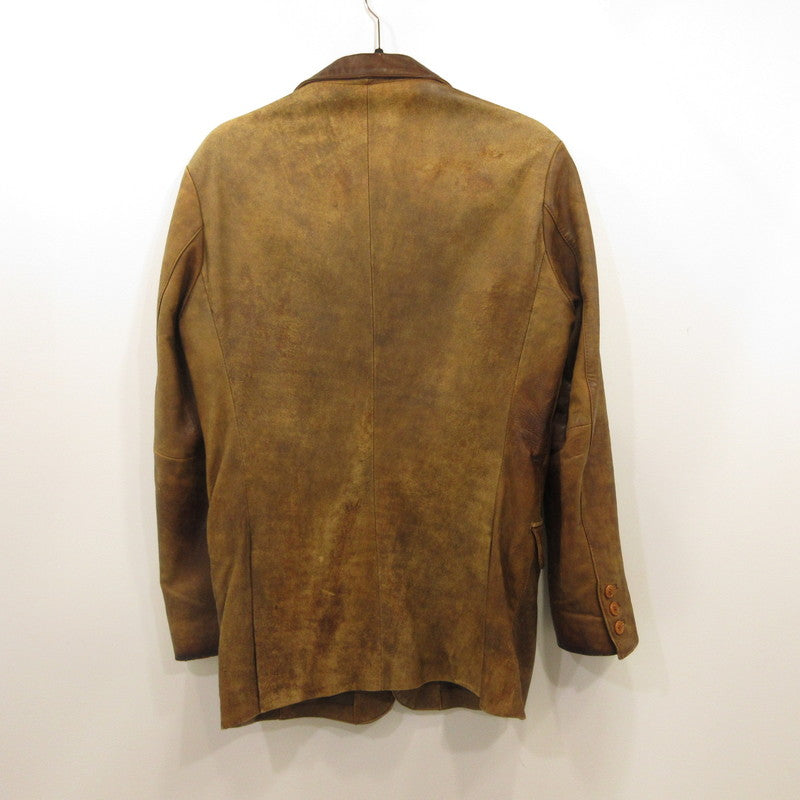 【中古】 レザー ブラウン サイズ:M