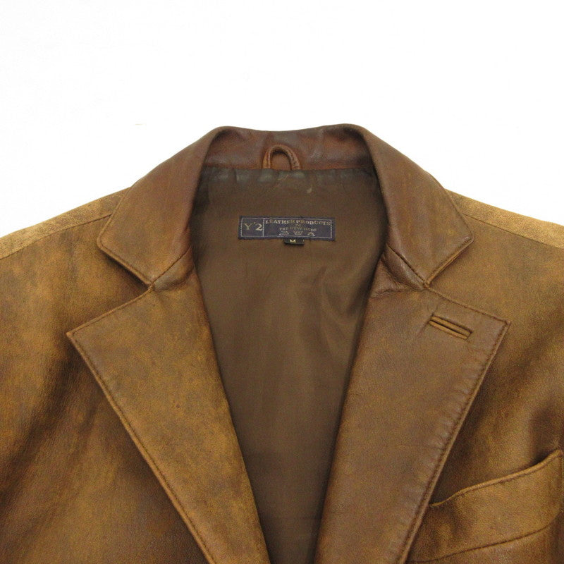 【中古】 レザー ブラウン サイズ:M