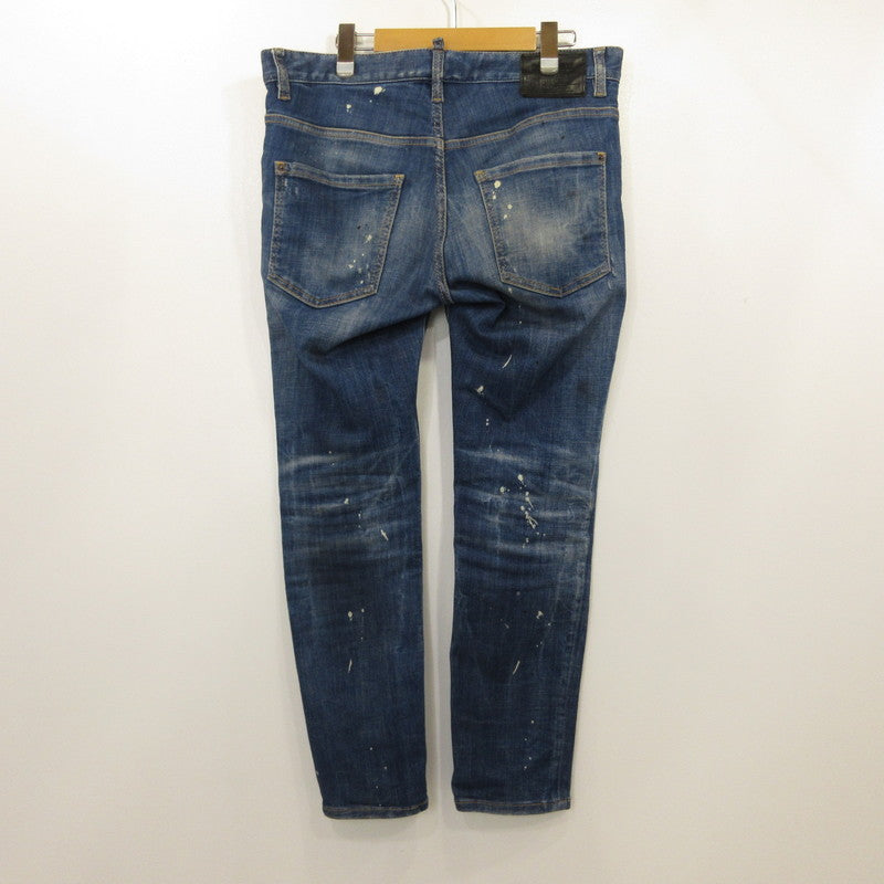 【中古】DSQUARED2 | ディースクエアード SKATER JEAN デニムパンツ S71LB1275 S30872 ブルー サイズ:46