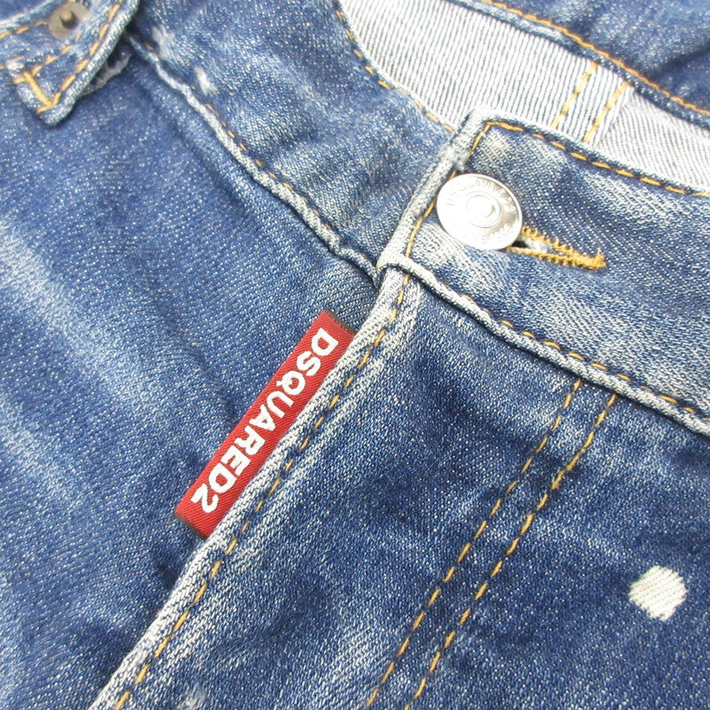【中古】DSQUARED2 | ディースクエアード SKATER JEAN デニムパンツ S71LB1275 S30872 ブルー サイズ:46