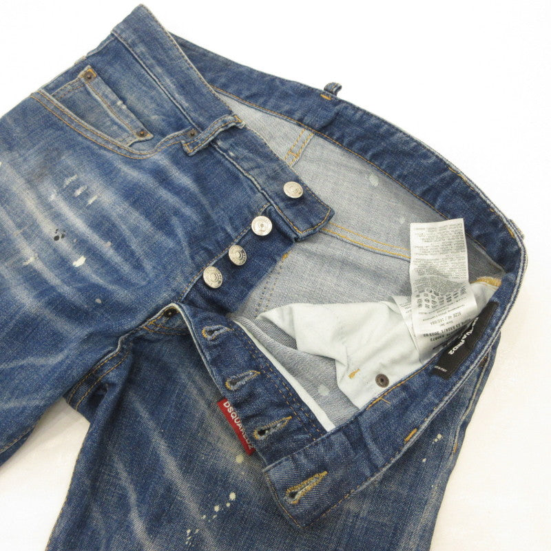 【中古】DSQUARED2 | ディースクエアード SKATER JEAN デニムパンツ S71LB1275 S30872 ブルー サイズ:46