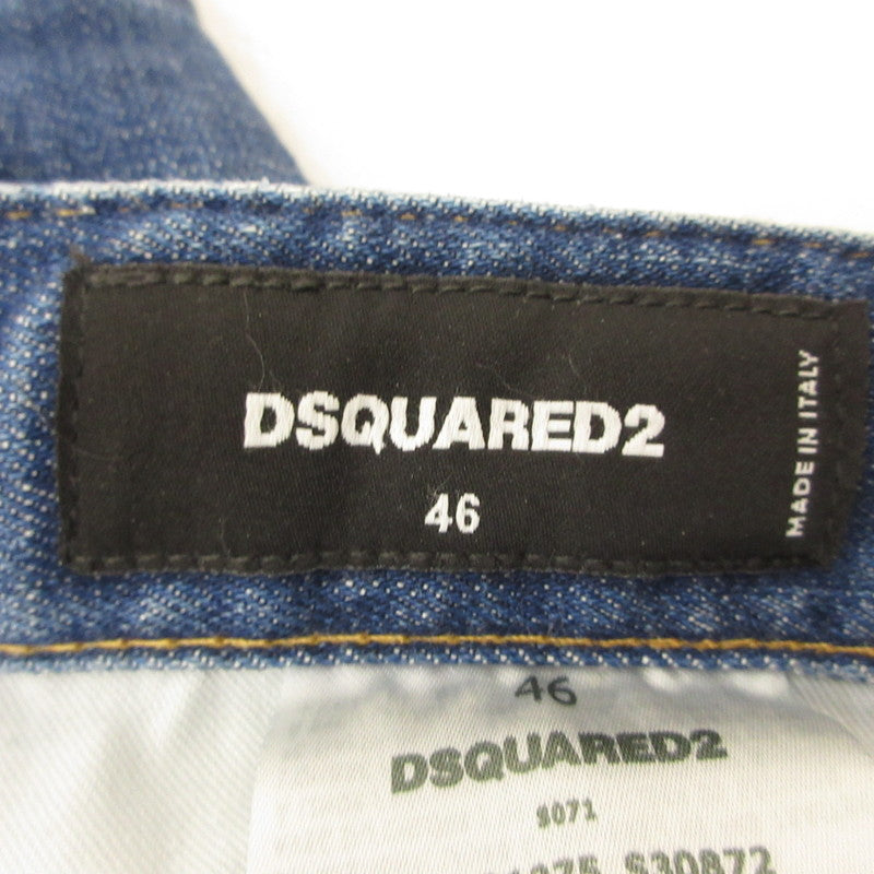 【中古】DSQUARED2 | ディースクエアード SKATER JEAN デニムパンツ S71LB1275 S30872 ブルー サイズ:46