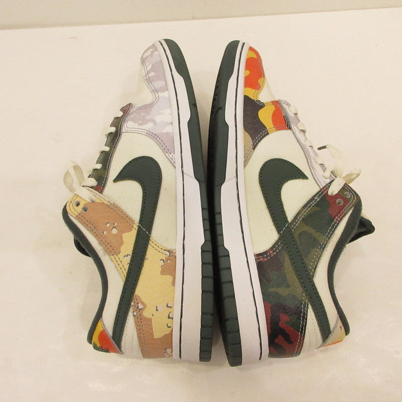 【中古】NIKE | ナイキ DUNK LOW SE 'CAMO' スニーカー DH0957-100 年式:2021S/S ホワイト 26cm