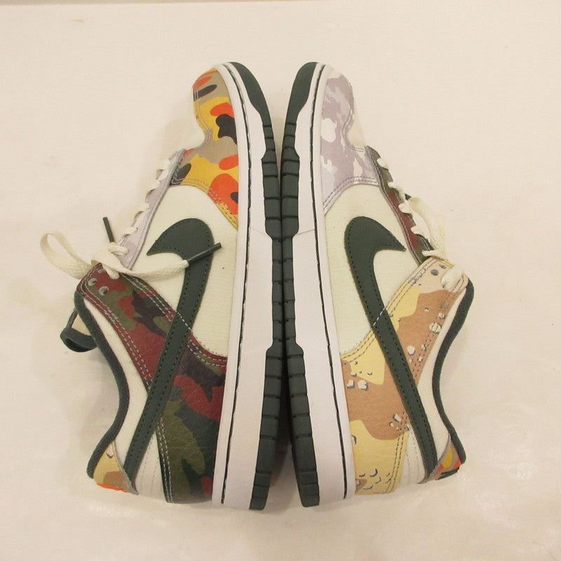 【中古】NIKE | ナイキ DUNK LOW SE 'CAMO' スニーカー DH0957-100 年式:2021S/S ホワイト 26cm