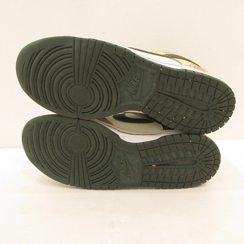 【中古】NIKE | ナイキ DUNK LOW SE 'CAMO' スニーカー DH0957-100 年式:2021S/S ホワイト 26cm
