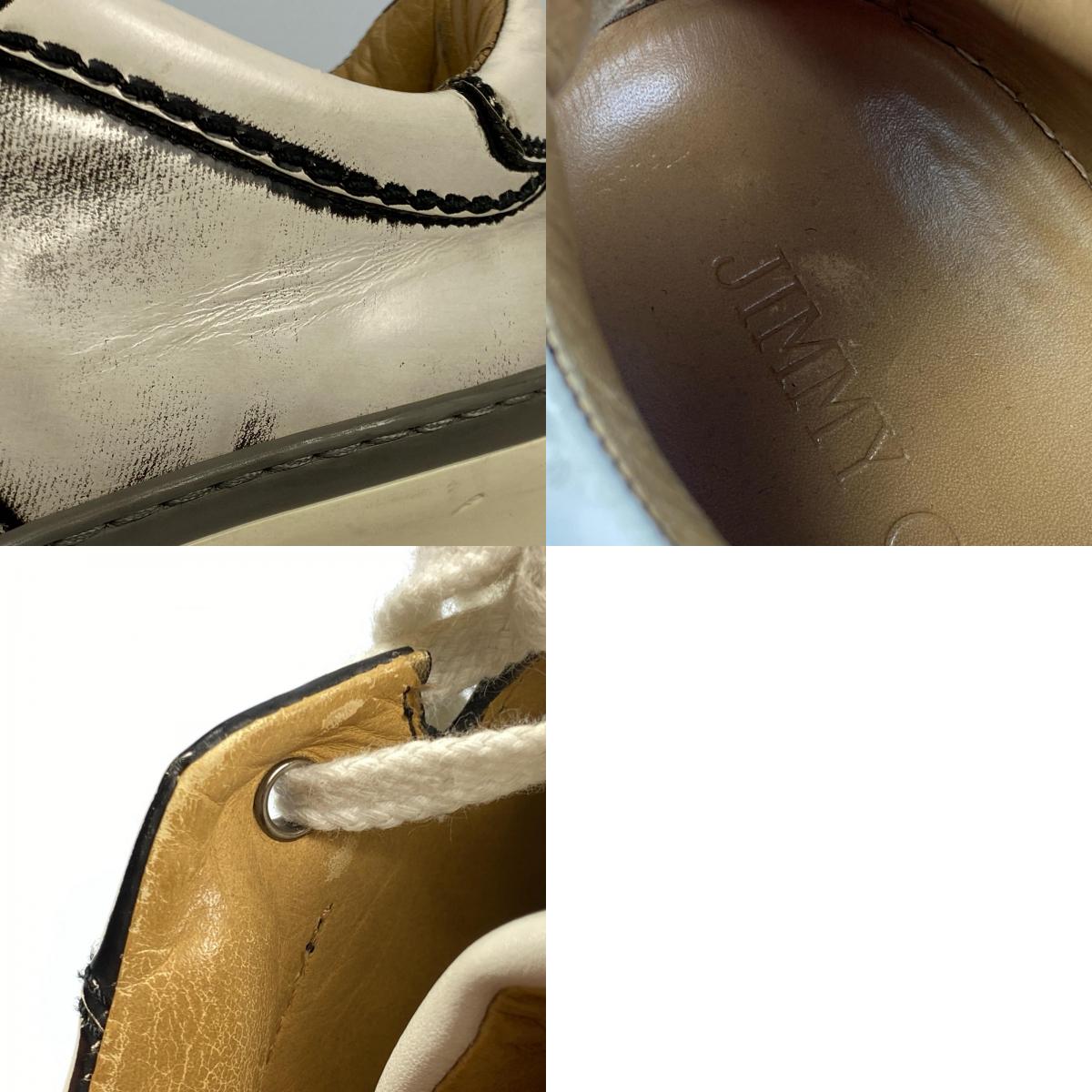 【中古】JIMMY CHOO | ジミーチュウ スニーカー サイズ:EU40 ホワイト