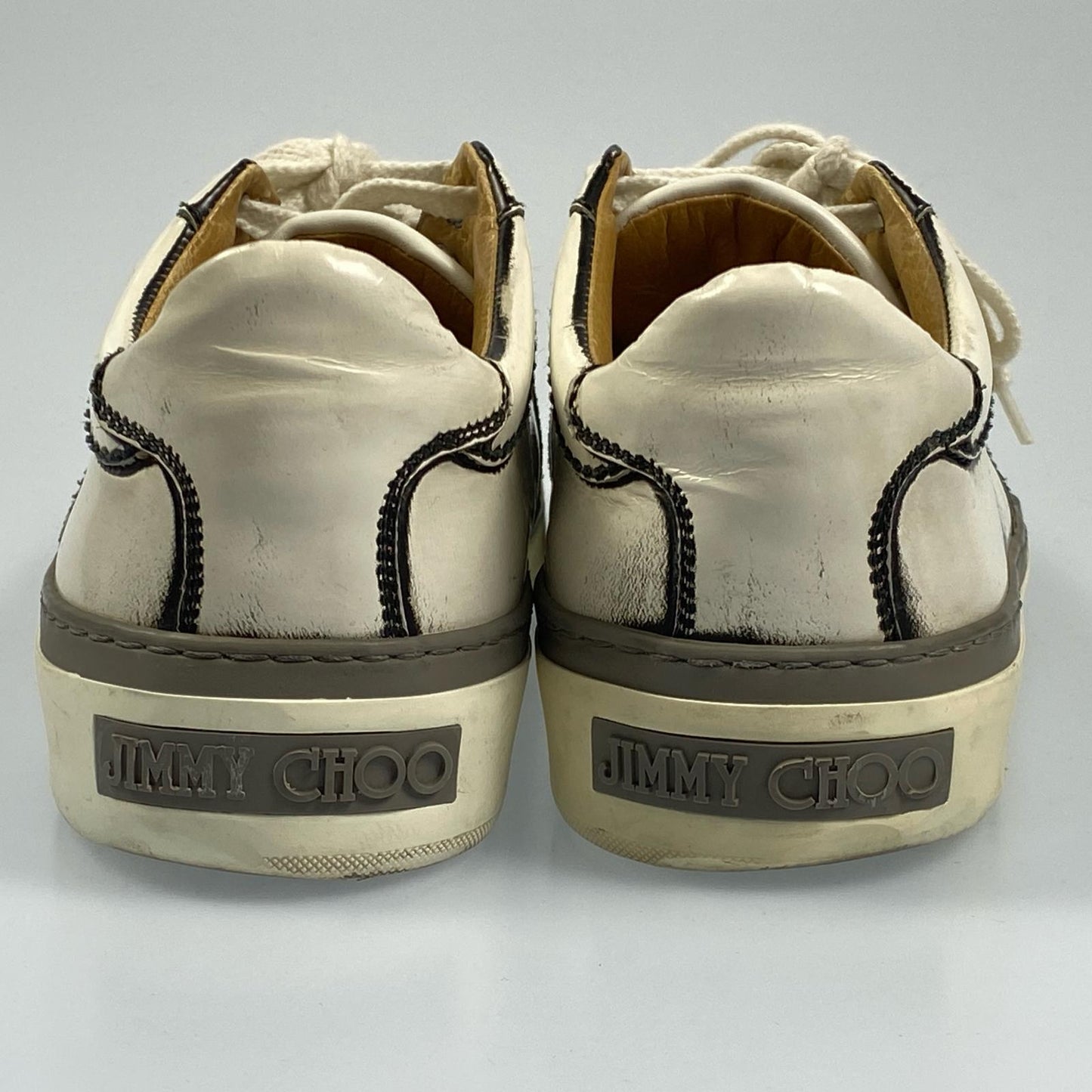 【中古】JIMMY CHOO | ジミーチュウ スニーカー サイズ:EU40 ホワイト