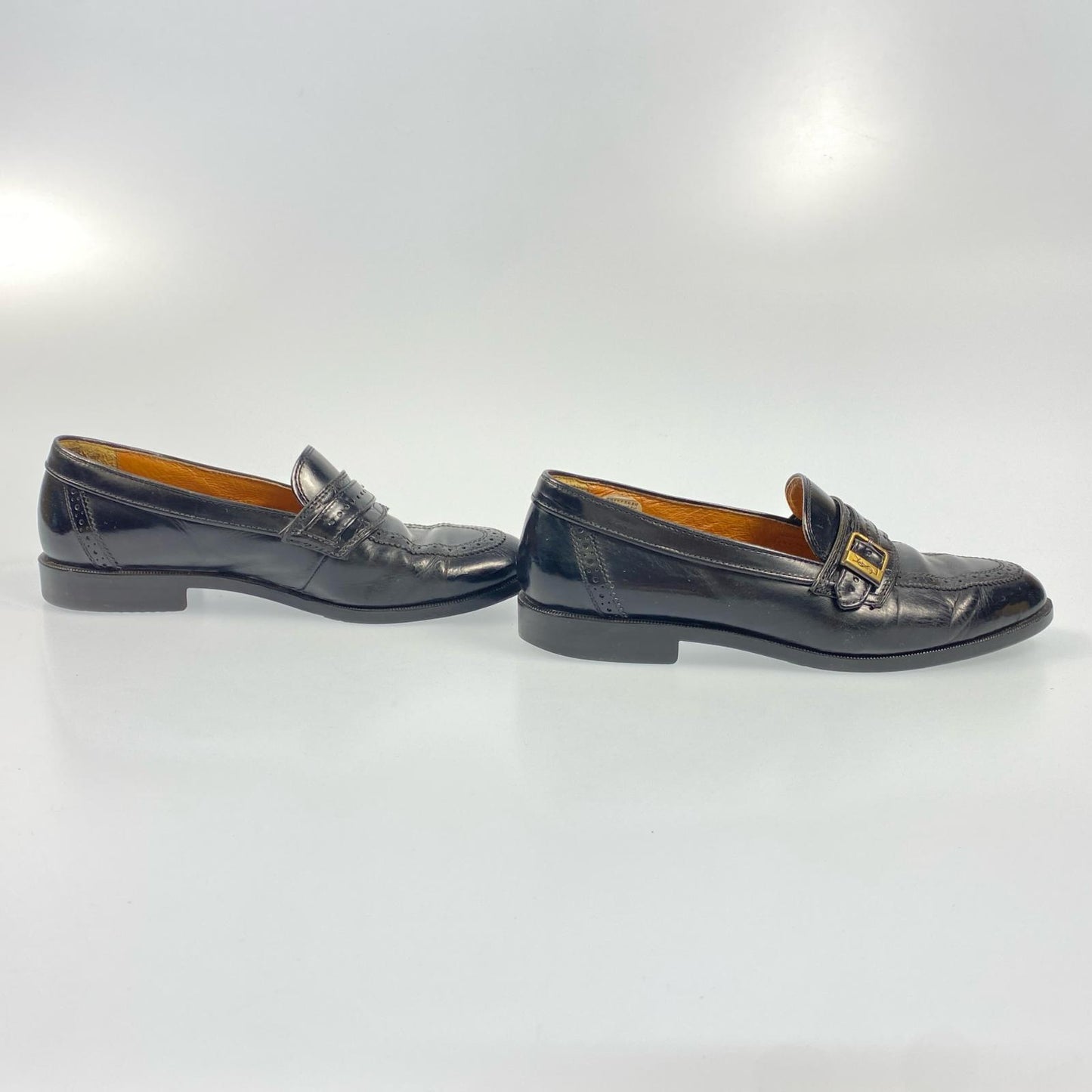 【中古】YVES SAINT LAURENT | イヴ・サンローラン ローファー 24.5cm ブラック 24.5cm