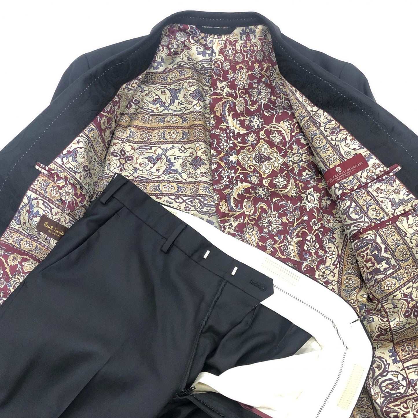 【中古】Paul Smith | ポール・スミス 3ピース セットアップ 264014 263 ブラック サイズ:L