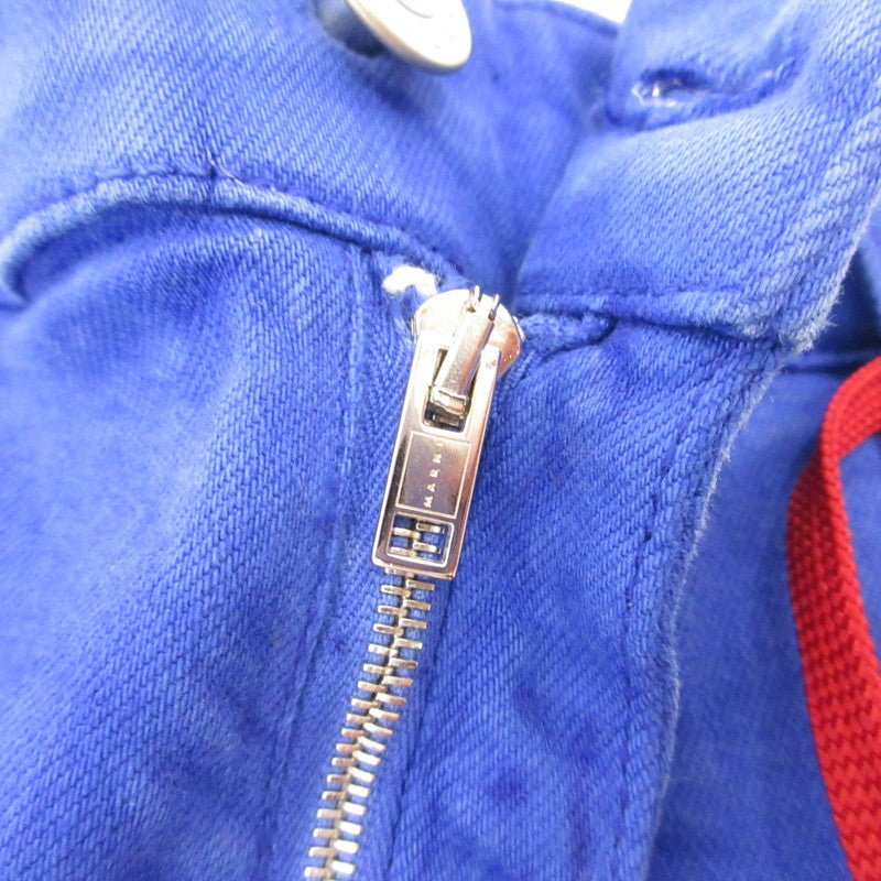 【中古】MARNI | マルニ GARMENT DYED FLOCK DENIM パンツ PUJU0019A0 国内正規品 2023S/S ブルー サイズ:30