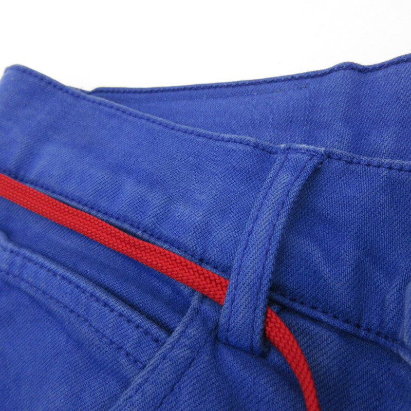 【中古】MARNI | マルニ GARMENT DYED FLOCK DENIM パンツ PUJU0019A0 国内正規品 2023S/S ブルー サイズ:30