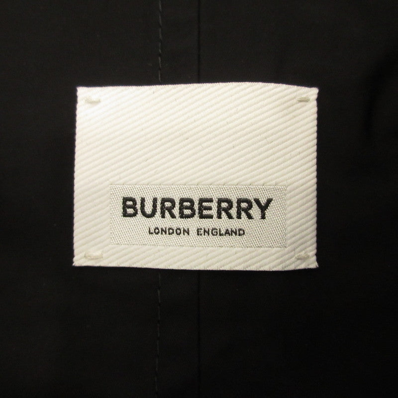 【中古】BURBERRY London England | バーバリーロンドンイングランド タフタフーデッドジップアップジャケット ナイロンジャケット 8024031 2020S/S ブラック サイズ:XL