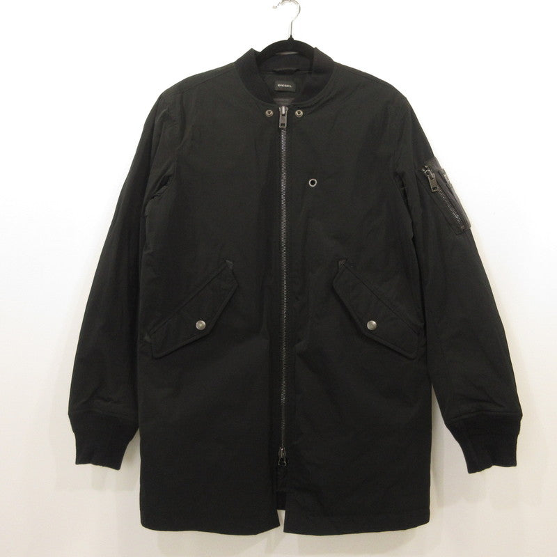 【中古】DIESEL | ディーゼル ミリタリージャケット ブラック サイズ:M