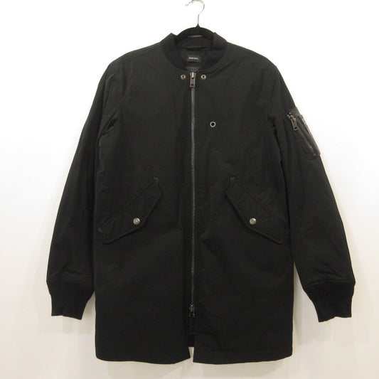 【中古】DIESEL | ディーゼル ミリタリージャケット ブラック サイズ:M